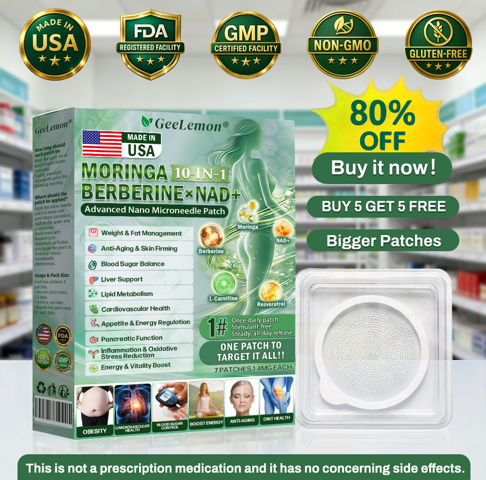 🔥𝐎𝐟𝐟𝐢𝐜𝐢𝐚𝐥 𝐔𝐒 𝐒𝐭𝐨𝐫𝐞| 𝐆𝐞𝐞𝐋𝐞𝐦𝐨𝐧® 𝐌𝐨𝐫𝐢𝐧𝐠𝐚 · 𝐁𝐞𝐫𝐛𝐞𝐫𝐢𝐧𝐞 × 𝐍𝐀𝐃+ 𝟏𝟎-𝐢𝐧-𝟏 𝐀𝐝𝐯𝐚𝐧𝐜𝐞𝐝 𝐍𝐚𝐧𝐨 𝐌𝐢𝐜𝐫𝐨𝐧𝐞𝐞𝐝𝐥𝐞 𝐏𝐚𝐭𝐜𝐡 — 🇺🇸(𝐉𝐮𝐬𝐭 𝐨𝐧𝐜𝐞 𝐚 𝐝𝐚𝐲, 𝐯𝐢𝐬𝐢𝐛𝐥𝐞 𝐜𝐡𝐚𝐧𝐠𝐞𝐬 𝐢𝐧 𝟕 𝐝𝐚𝐲𝐬）𝘽𝙚𝙧𝙗𝙚𝙧𝙞𝙣𝙚 + 𝙈𝙤𝙧𝙞𝙣𝙜𝙖 𝙁𝙤𝙧𝙢𝙪𝙡𝙖 ✅ 𝐅𝐨𝐫 𝐨𝐛𝐞𝐬𝐢𝐭𝐲, 𝗟𝗼𝗼𝘀𝗲 𝘀𝗸𝗶𝗻,𝐝𝐢𝐚𝐛𝐞𝐭𝐞𝐬, 𝐬𝐥𝐞𝐞𝐩 𝐚𝐩𝐧𝐞𝐚, 𝐣𝐨𝐢𝐧𝐭 𝐢𝐬𝐬𝐮𝐞𝐬, 𝐚𝐧𝐝 𝐦𝐨𝐫𝐞 💥