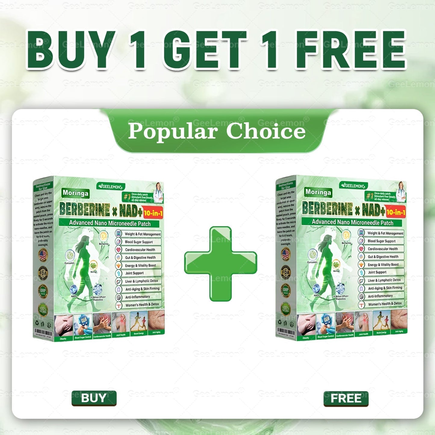 🇺🇸𝐆𝐞𝐞𝐋𝐞𝐦𝐨𝐧® 𝐌𝐨𝐫𝐢𝗻𝗴𝗮 · 𝐁𝐞𝐫𝐛𝗲𝗿𝗶𝗻𝗲 × 𝗡𝗔𝗗+ 𝟏𝟎 𝐢𝐧 𝟏 𝐀𝐝𝐯𝐚𝐧𝐜𝐞𝐝 𝗡𝗮𝗻𝗼 𝗠𝗶𝗰𝗿𝗼𝗻𝐞𝐞𝐝𝐥𝐞 𝐏𝐚𝐭𝗰𝗵👩‍⚕️👩‍⚕️(Just once a day, visible changes in 7 days) ✅ For obesity, loose skin, diabetes, and more.
